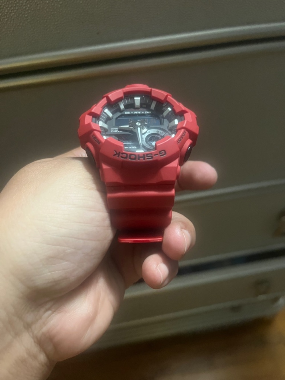 G-Shock Red Men's Rugged Sport Watch